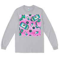 Moon Dust Western Medicine Seamless Pattern Long Sleeve Tee - BundleAndBundleShop