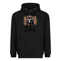 Black life is better with a french bulldog Heavyweight Hoodie - JahusDesignShop