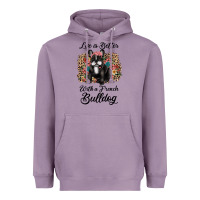 Lavender life is better with a french bulldog Heavyweight Hoodie - JahusDesignShop