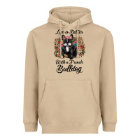Mushroom life is better with a french bulldog Heavyweight Hoodie - JahusDesignShop