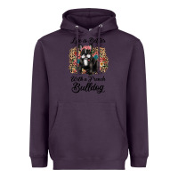 Plum life is better with a french bulldog Heavyweight Hoodie - JahusDesignShop