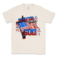 Natural One nation under god 4th of july Classic Tee - CowGirlArtShop