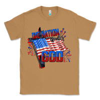 Toasted Coconut One nation under god 4th of july Classic Tee - CowGirlArtShop