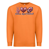 Carrot peace love football Premium Sweatshirt - JahusDesignShop