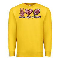 Lemon peace love football Premium Sweatshirt - JahusDesignShop