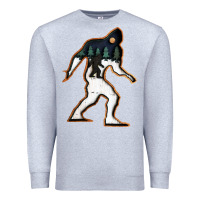 Heather Grey bigfoot wood layered christmas Premium Sweatshirt - DesigneFamous