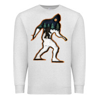 Oatmeal Heather bigfoot wood layered christmas Premium Sweatshirt - DesigneFamous