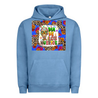 Pigment Pebble Blue Dia de los muertos Urban Hoodie - RanaPortraitStore