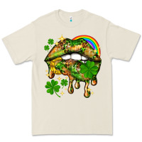Bone St. Patrick's Day lips Premium Tee - HowdyJamesFarm