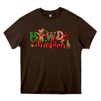Chocolate Brown howdy christmas gingerman bread with cowboy Heavy Core Tee - CowGirlArtShop