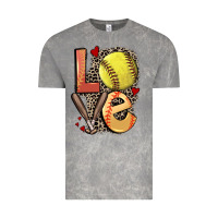 Cloud Rock love softball Vintage Tee - FaDigitalArtStudio