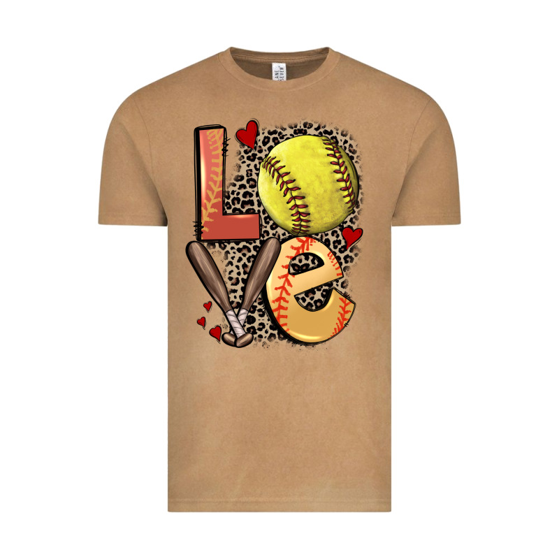 Love Softball Vintage Tee by FaDigitalArtStudio | Teevron