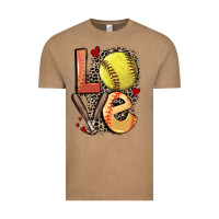 Vintage Coffee love softball Vintage Tee - FaDigitalArtStudio