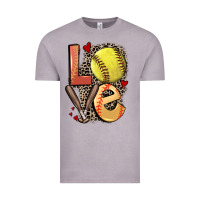 Vintage Zinc love softball Vintage Tee - FaDigitalArtStudio