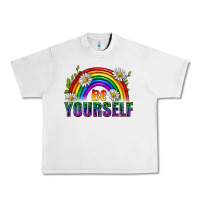 Lunar Rock Be Yourself Pride Lgbtq Urban Heavy Tee - BundleAndBundleShop