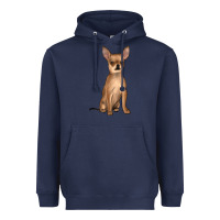 Navy chihuahua Heavyweight Hoodie - JahusDesignShop