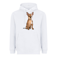 White chihuahua Heavyweight Hoodie - JahusDesignShop
