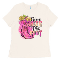 Bone give cancer the boot Ladies Tee - FaDigitalArtStudio