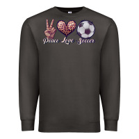 Smoke peace love soccer Premium Sweatshirt - JahusDesignShop
