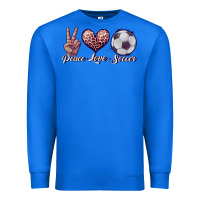 True Royal peace love soccer Premium Sweatshirt - JahusDesignShop