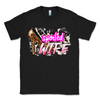 Black Spoiled wife Mother's Day Classic Tee - HowdyJamesFarm