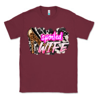Burgundy Spoiled wife Mother's Day Classic Tee - HowdyJamesFarm