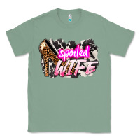 Sage Spoiled wife Mother's Day Classic Tee - HowdyJamesFarm