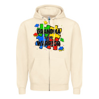 Sandshell grandma of a warrior Zipper Hoodie - JahusDesignShop