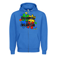 True Royal grandma of a warrior Zipper Hoodie - JahusDesignShop
