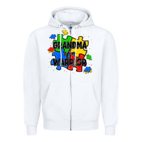 White grandma of a warrior Zipper Hoodie - JahusDesignShop
