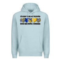 Blue Mist its okay to be little extra Premium Hoodie - Artiststas