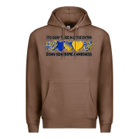 Chestnut its okay to be little extra Premium Hoodie - Artiststas