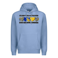 Colony Blue its okay to be little extra Premium Hoodie - Artiststas