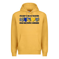 Mustard its okay to be little extra Premium Hoodie - Artiststas