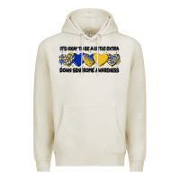 Oatmeal Heather its okay to be little extra Premium Hoodie - Artiststas