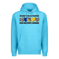 Ocean Blue its okay to be little extra Premium Hoodie - Artiststas