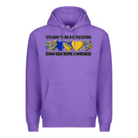 Purple its okay to be little extra Premium Hoodie - Artiststas