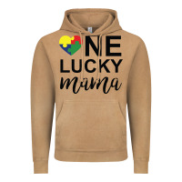 Vintage Camel one lucky mama Vintage Hoodie - CowhideDigitalArt
