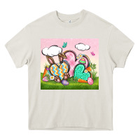 Cream easter Heavy Core Tee - CowGirlArtShop
