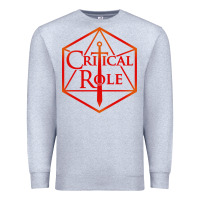 Heather Grey critical role Premium Sweatshirt - DesigneFamous