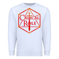 White critical role Premium Sweatshirt - DesigneFamous