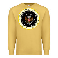 Antique Gold fake seal of the president of the united states Premium Sweatshirt - DesigneFamous