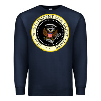 Navy fake seal of the president of the united states Premium Sweatshirt - DesigneFamous