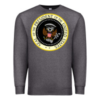 Charcoal Heather fake seal of the president of the united states Premium Sweatshirt - DesigneFamous