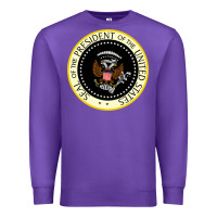 Purple fake seal of the president of the united states Premium Sweatshirt - DesigneFamous