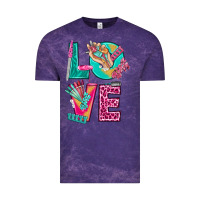 Cloud Purple love with nail elements bbs Vintage Tee - BundleAndBundleShop