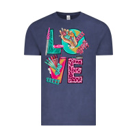 Vintage Denim love with nail elements bbs Vintage Tee - BundleAndBundleShop