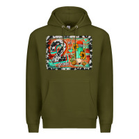 Army Green western back to school 2nd grade 2 Premium Hoodie - Jasminsmagicworld