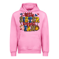 Fuchsia Pink little sister biggest fan softball Urban Hoodie - Jasminsmagicworld