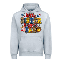 Heather Grey little sister biggest fan softball Urban Hoodie - Jasminsmagicworld